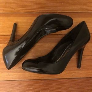 BCBG patent leather heels